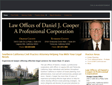 Tablet Screenshot of danieljcooper.com
